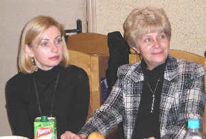 Елена Маркушина и Татьяна Полховская
